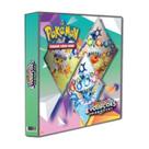 Álbum Pasta Fichário Pokemon Evoluções Prismáticas Capa Dura Reforçado Coleção Escarlate e Violeta