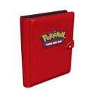 Álbum Premium Ultra Pro para Cartas de Pokémon con Fundas de 4 Bolsillos - Rojo