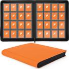 Álbum Toploader Fonwill com 16 bolsos para 640 cards, laranja Álbum Toploader Fonwill com 16 bolsos para 640 cards, laranja