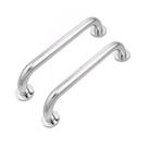 Alça Apoio 30cm Kit 2 uni Inox Banheiro Idoso Deficiente Acessibilidade Cadeirante Alça Apoio 30cm Kit 2 uni Inox Banheiro Idoso Deficiente Acessibilidade Cadeirante