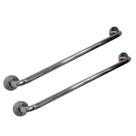 Alça Apoio 50cm Barra Suporte Anti Queda Kit 2 Uni Acessibilidade Cadeirante Pcd Criança Gestante Segurança Box Banheiro Casa