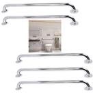 Alça Apoio 60cm Inox Barra Suporte Anti Queda Kit 5 Uni Idoso Criança Cadeirante Pcd Banheiro Escada Box Casa Corrimao Alça Apoio 60cm Inox Barra Suporte Anti Queda Kit 5 Uni Idoso Criança Cadeirante Pcd Banheiro Escada Box Casa Corrimao