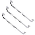 Alça Apoio 70 cm Barra Inox Kit 3 Uni Suporte Acessibilidade Gestante Idoso Criança Deficiente Banheiro Corrimao Box Casa Segurança