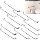 Alça Apoio 70cm Suporte Barra Anti Queda Kit 12 Uni Cadeirante Deficiente Idoso Gestante Deficiente Varanda Banheiro Casa