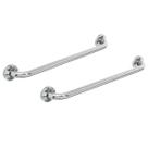 Alça Apoio Banheiro Barra Inox 40cm Idoso Deficiente Cadeirante Acessibilidade Kit 2 unidades Alça Apoio Banheiro Barra Inox 40cm Idoso Deficiente Cadeirante Acessibilidade Kit 2 unidades