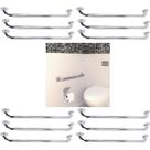 Alça Apoio Barra Suporte Anti Queda 70Cm Kit 12 Uni Banheiro Casa Cadeirante Varanda Box Idoso Gestante Corredor Alça Apoio Barra Suporte Anti Queda 70Cm Kit 12 Uni Banheiro Casa Cadeirante Varanda Box Idoso Gestante Corredor
