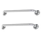 Alça Apoio Inox Barra Kit 2 Uni 60cm Banheiro Alça Apoio Inox Barra Kit 2 Uni 60cm Banheiro