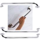 Alça Barra Apoio 70cm Inox Kit 3 Uni Gestante Banheiro Anti Queda Idoso Criança Deficiente