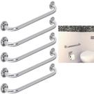 Alça Barra De Apoio 60cm Kit 5 Uni Acessibilidade Criança Idoso Gestante Banheiro Corrimao Alça Barra De Apoio 60cm Kit 5 Uni Acessibilidade Criança Idoso Gestante Banheiro Corrimao