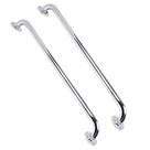 Alça Barra De Apoio 70 Cm Aço Inox Kit 2 Uni Segurança Acessibilidade Idoso Cadeirante Corrimao