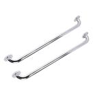 Alça Barra de Apoio Aço Inox Kit 2 Uni Suporte 70Cm Box Banheiro Acessibilidade Gestante Idoso Criança Deficiente Casa