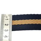 Alça chic azul e marrom largura de 30 mm 03 metros