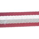 Alça chic cinza bordo e branco 30 mm 03 metros