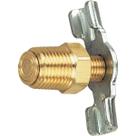 Alça de aço com corpo de latão Tru-Flate Drain Cock 1/8"