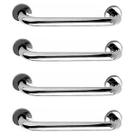 Alça de Apoio 30cm Barra Inox Kit 4 Uni Cadeirante Idoso Deficiente Suporte Banheiro Box Escada Corrimao Segurança Proteçao Alça de Apoio 30cm Barra Inox Kit 4 Uni Cadeirante Idoso Deficiente Suporte Banheiro Box Escada Corrimao Segurança Proteçao