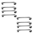 Alça de Apoio 30cm Barra Inox Kit 8 Unidades Idoso Cadeirante Deficiente Banheiro Box Segurança Corredor Suporte Corrimao Acessibilidade Alça de Apoio 30cm Barra Inox Kit 8 Unidades Idoso Cadeirante Deficiente Banheiro Box Segurança Corredor Suporte Corrimao Acessibilidade