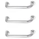 Alça de Apoio 30cm Barra Kit 3 unidades Inox Acessibilidade Cadeirante Deficiente Idoso Banheiro