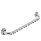 Alça de Apoio Banheiro Inox Barra Reta 60cm Idoso Deficiente Cadeirante Acessibilidade Kit 2 unidades