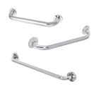Alça De Apoio Barra Inox Banheiro Kit 3 Unidades 30cm 40cm 60cm Idoso