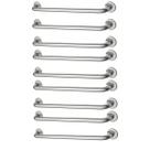 Alça de Apoio Barra Inox Kit 9 Unidades 70cm Acessibilidade Deficiente Anti Queda Idoso Gestante Previne Acidente Segurança Suporte Banheiro Corrimao