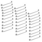 Alça de Apoio Inox Barra 50cm Banheiro Kit 30 unidades Idoso Cadeirante Acessibilidade Deficiente Segurança Corrimao Alça de Apoio Inox Barra 50cm Banheiro Kit 30 unidades Idoso Cadeirante Acessibilidade Deficiente Segurança Corrimao