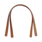 Alça De Bolsa Artesanal Em Couro PU, 2 Peças, Alças De Substituição Para Bolsas De Mão Trançadas Da