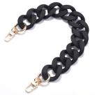 Alça de bolsa AUMEY Acrylic Luxury Flat Chain 40cm - preta