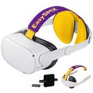 Alça de cabeça EasySMX Q20 para Oculus Quest 2 com alça Power Bank Alça de cabeça EasySMX Q20 para Oculus Quest 2 com alça Power Bank