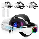 Alça de Cabeça VR Hurra com Bateria de 10000mAh RGB para Meta Quest 2/3
