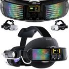 Alça de cabeça VR WOUNMTT para Meta Quest 3 com bateria e iluminação RGB Alça de cabeça VR WOUNMTT para Meta Quest 3 com bateria e iluminação RGB
