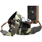 Alça de câmera Padwa Lifestyle Camouflage em algodão bordado