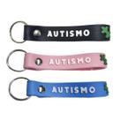 Alça de Chaveiro Fita autismo lembrancinha criança adulto prender chave estojo mochila 10 unidades Alça de Chaveiro Fita autismo lembrancinha criança adulto prender chave estojo mochila 10 unidades