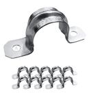 Alça de conduíte Airmont Products, 1,5 cm, aço canelado reforçado, pacote com 10 unidades