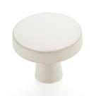 Alça de cozinha redonda Knob Ravinte White Metal de 3,2 cm Alça de cozinha redonda Knob Ravinte White Metal de 3,2 cm