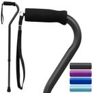 Alça de espuma confortável Walking Cane Vive Offset, leve