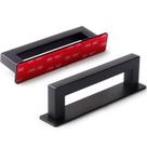 Alça de gabinete adesiva RVPEKUPE 12 cm preta, pacote com 4