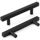 Alça de gabinete AEEKEL 15 cm em aço inoxidável preto fosco