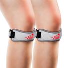 Alça de joelho IPOW Patella Knee Support, pacote com 2 unidades, cinza