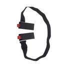 Alça De Ombro Ajustável Em Nylon Preto Para Bastão De Esqui Com Fivela E Gancho Para Transporte