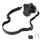Alça de pescoço para câmera JJC QRS-D1 para câmeras DSLR (preta)