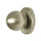Alça dobrável Better Home em níquel acetinado com placa traseira, pacote com 4 Alça dobrável Better Home em níquel acetinado com placa traseira, pacote com 4