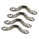 Alça Inox Para Fixação De Capotas Kit 4 Peças