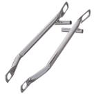 Alça Lateral Moto Honda Cg 125 1983 a 1990 Cromo Forte
