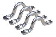Alça Passa Cabo Convés Inox Suporte Defensa 5mm Kit 4