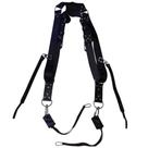 Alça Strap Dupla de Couro - Preta