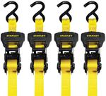 Alças de amarração com catraca Stanley S1006 pretas/amarelas 1 m x 4,3 m Alças de amarração com catraca Stanley S1006 pretas/amarelas 1 m x 4,3 m