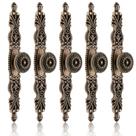 Alças de armário Bonsicoky Vintage Floral Bronze 16 cm 3,8 cm Alças de armário Bonsicoky Vintage Floral Bronze 16 cm 3,8 cm