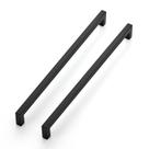 Alças de armário de cozinha Ravinte Matte Black 33cm, pacote com 10