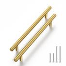 Alças de armário Haliwu Brass Gold 19 cm Hole Center 5"