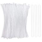 Alças de bagagem SBYURE, pacote com 100, plástico transparente, 15 cm Alças de bagagem SBYURE, pacote com 100, plástico transparente, 15 cm
